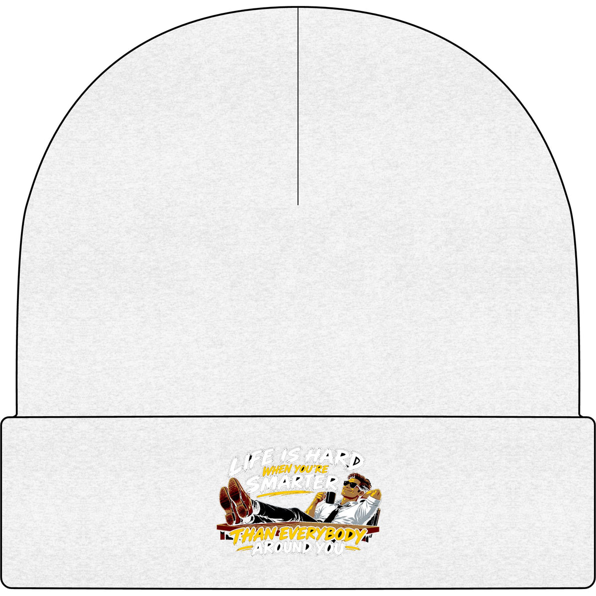 Smarter Than Everybody - AS Colour 1107 Cuff Beanie