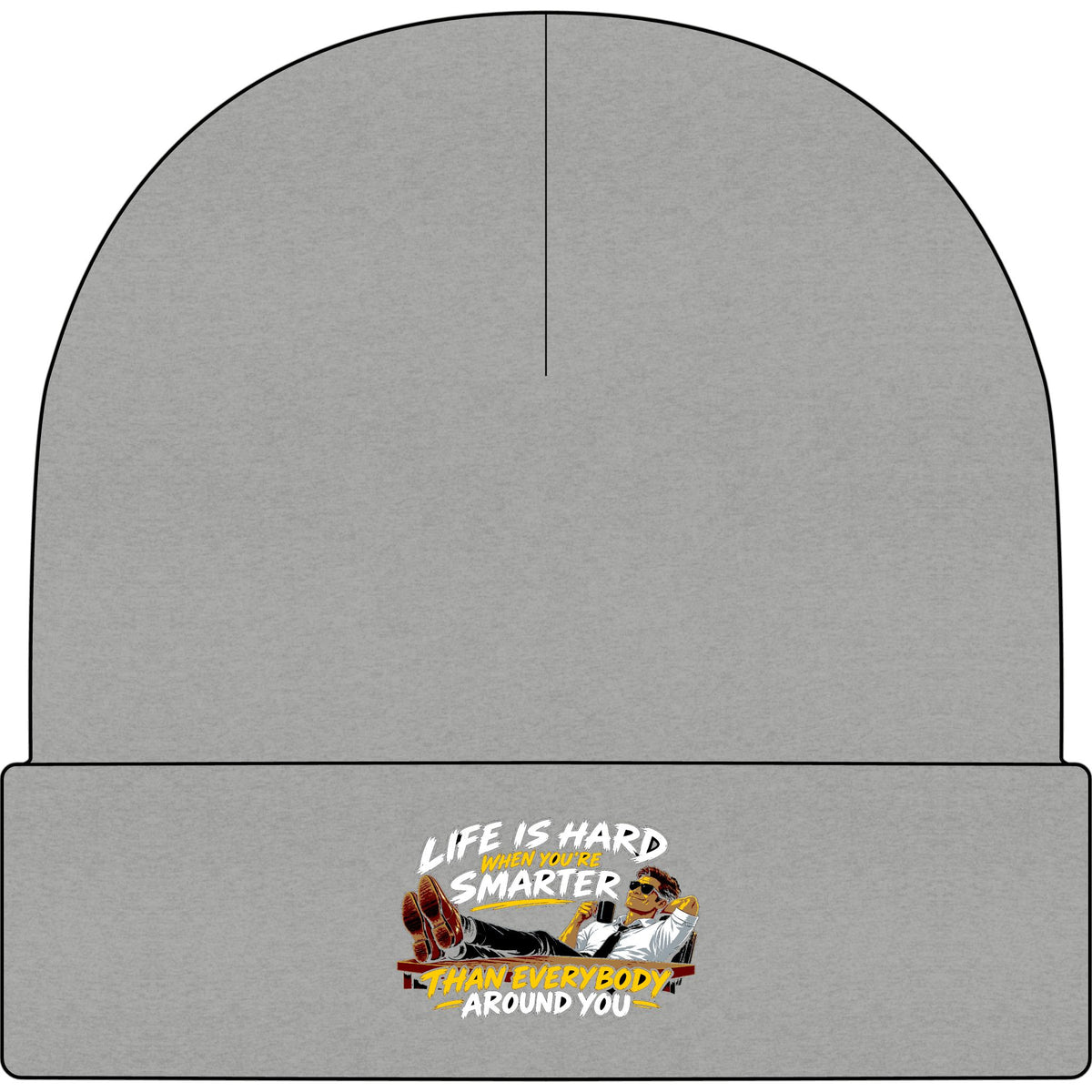 Smarter Than Everybody - AS Colour 1107 Cuff Beanie