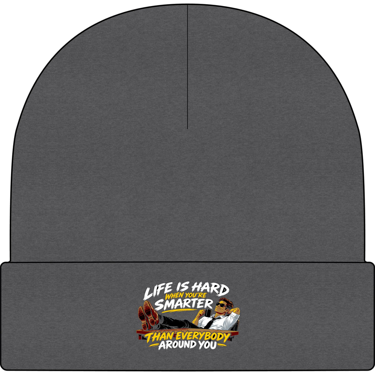 Smarter Than Everybody - AS Colour 1107 Cuff Beanie