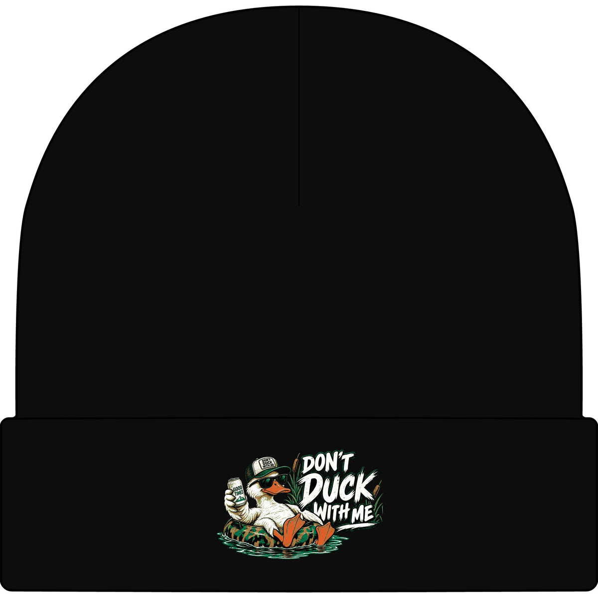 Duck With Me Camo - AS Colour 1107 Cuff Beanie