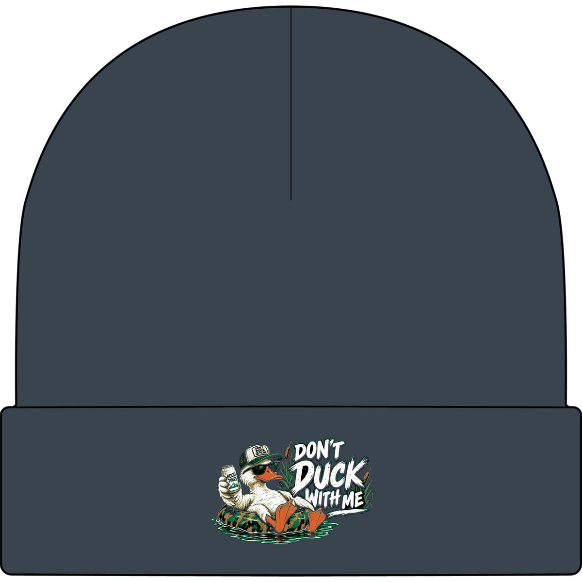 Duck With Me Camo - AS Colour 1107 Cuff Beanie