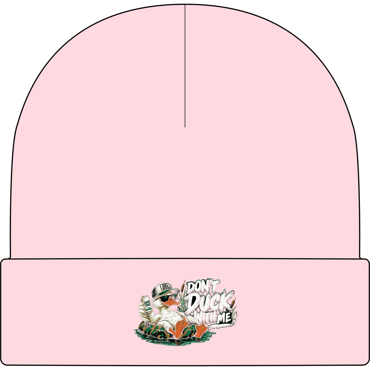Duck With Me Camo - AS Colour 1107 Cuff Beanie