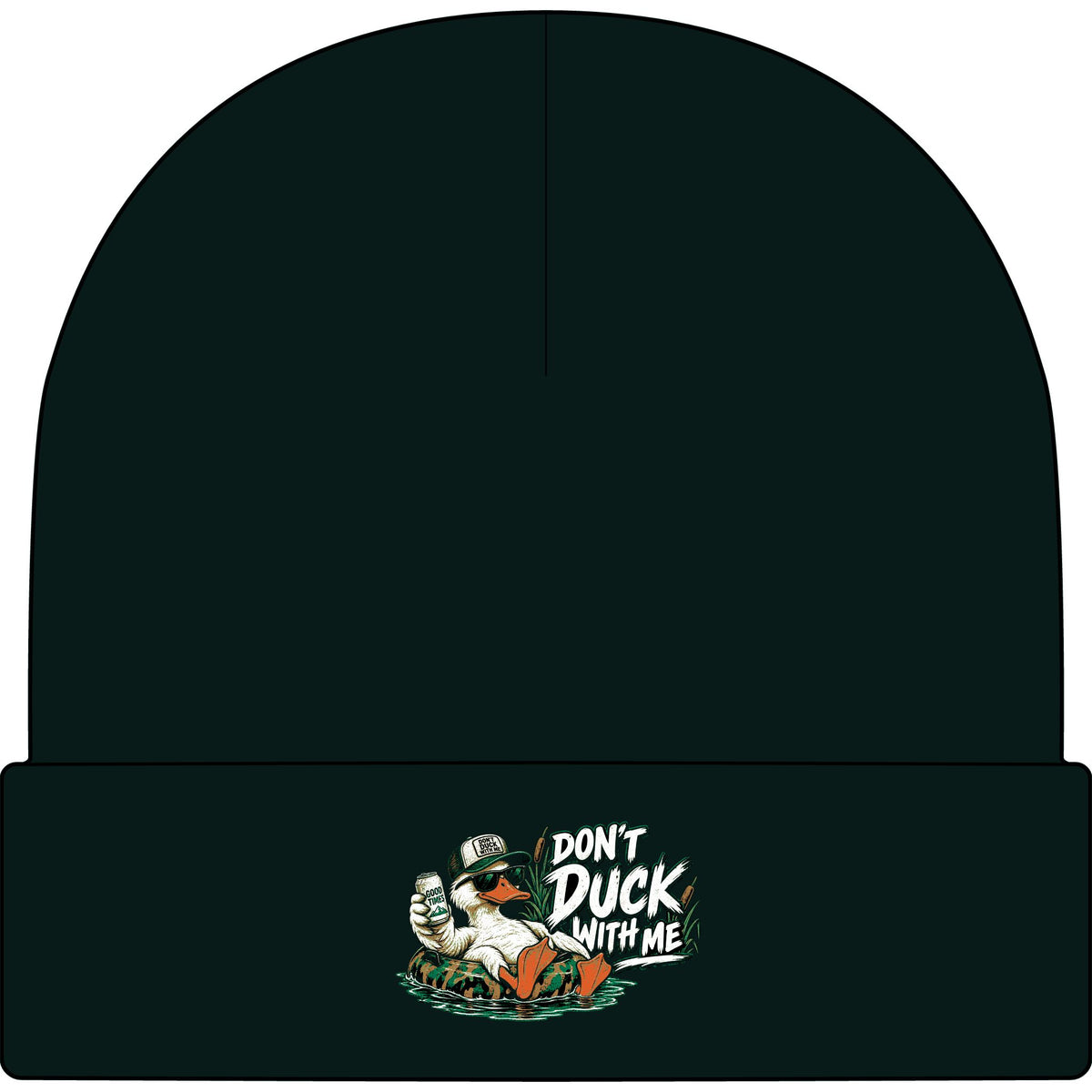 Duck With Me Camo - AS Colour 1107 Cuff Beanie
