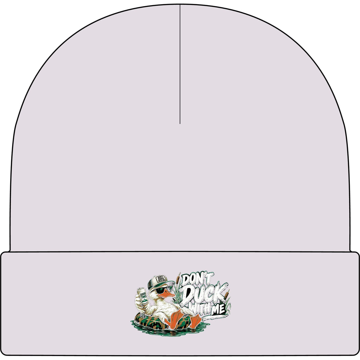 Duck With Me Camo - AS Colour 1107 Cuff Beanie