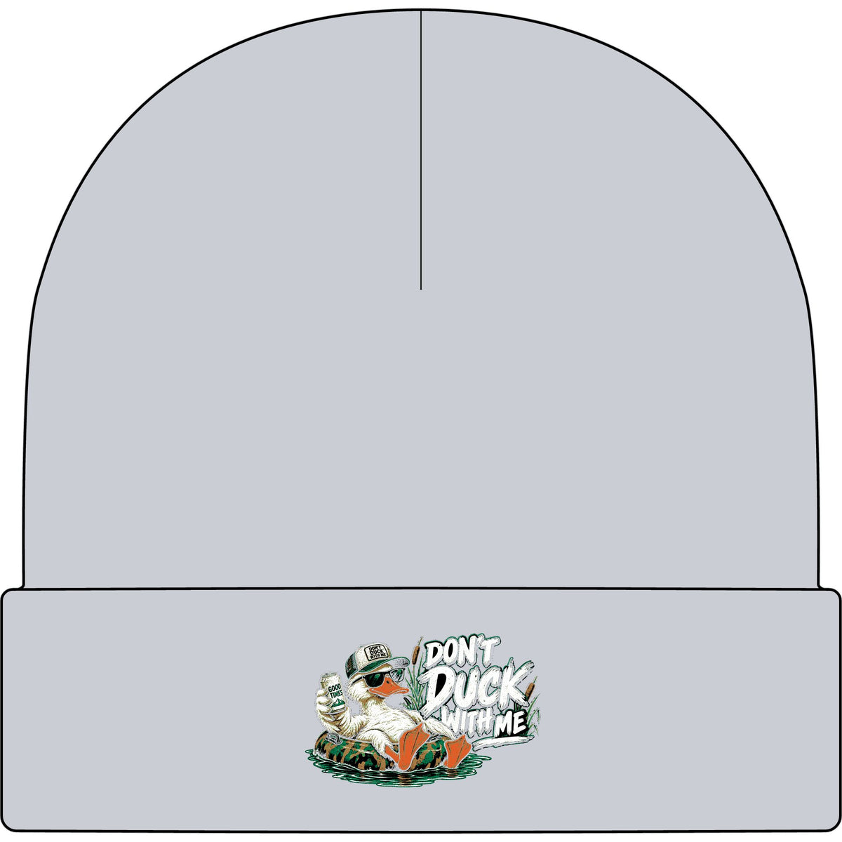 Duck With Me Camo - AS Colour 1107 Cuff Beanie