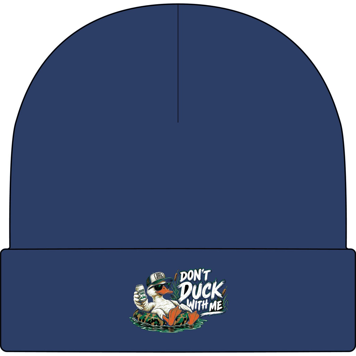 Duck With Me Camo - AS Colour 1107 Cuff Beanie