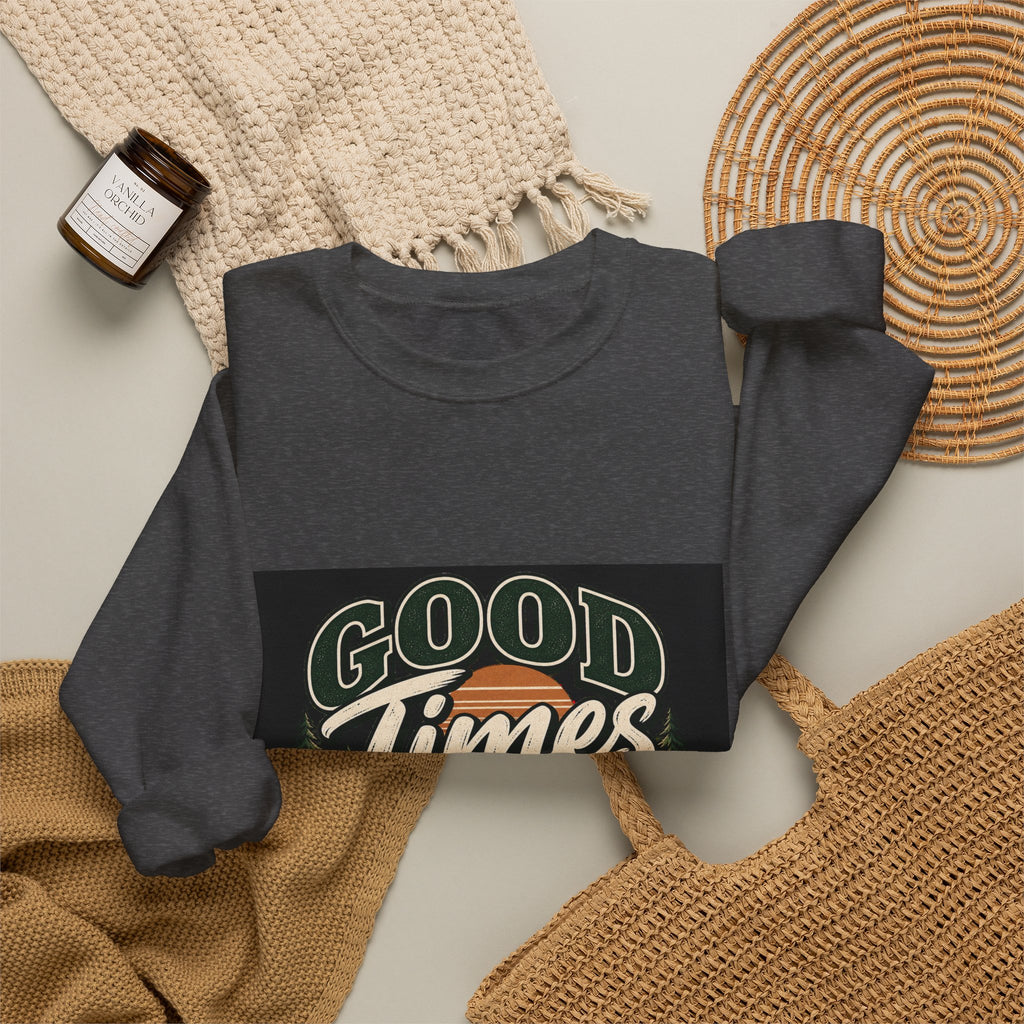 Good Times Questionable Decisions - Crewneck Sweatshirt
