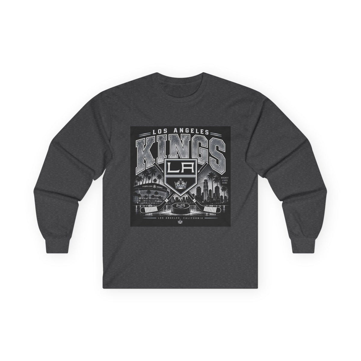 LA Kings Hockey Lives Here - Unisex Ultra Cotton Long Sleeve Tee