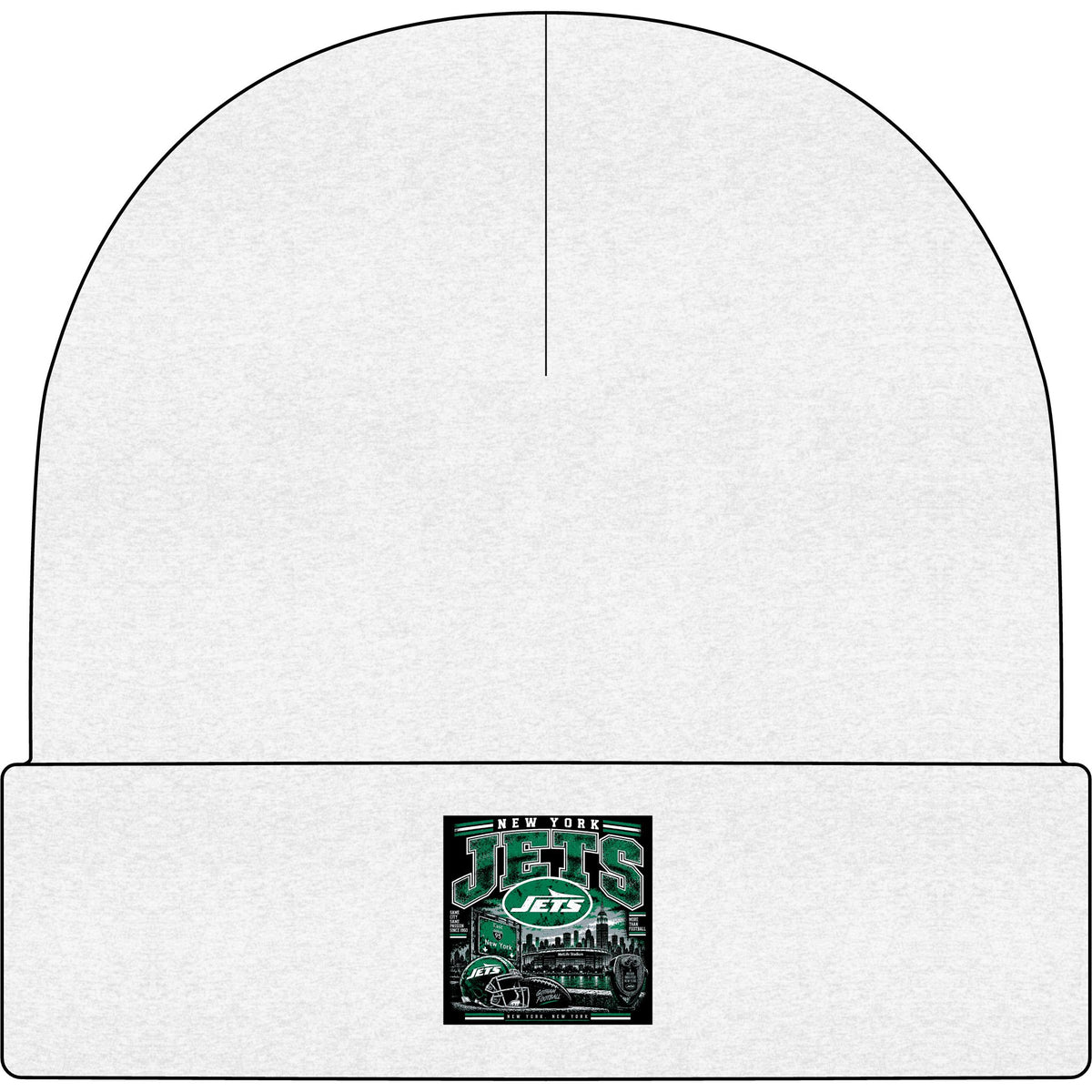 New York Jets Skyline - AS Colour 1107 Cuff Beanie