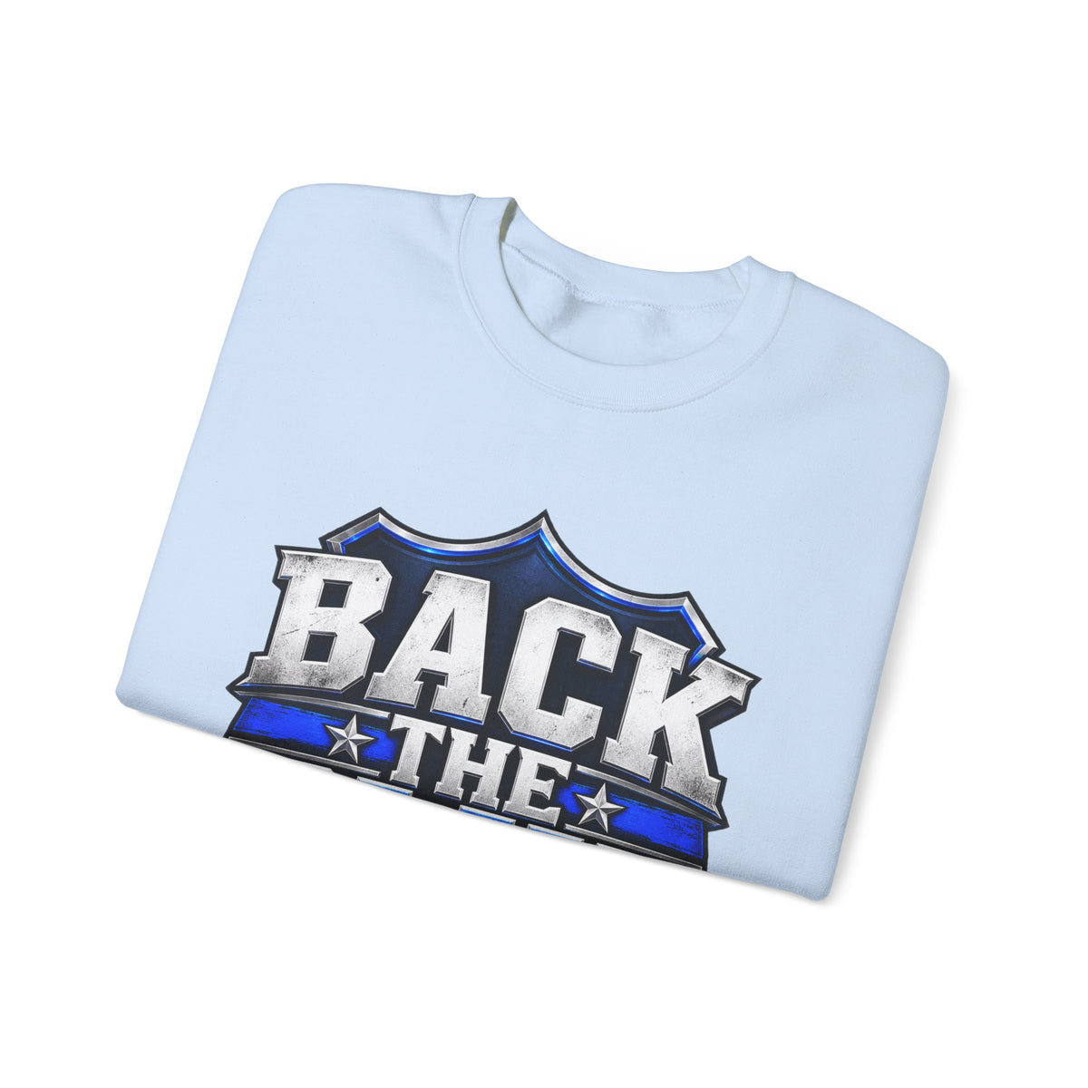 Back the Blue Shield - Crewneck Sweatshirt