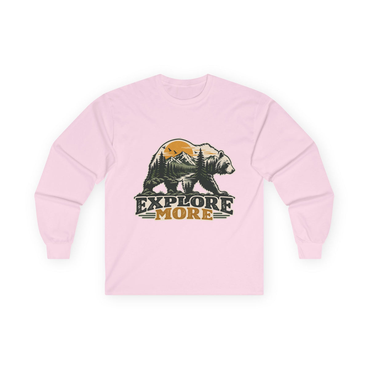 Explore More Bear - Unisex Ultra Cotton Long Sleeve Tee