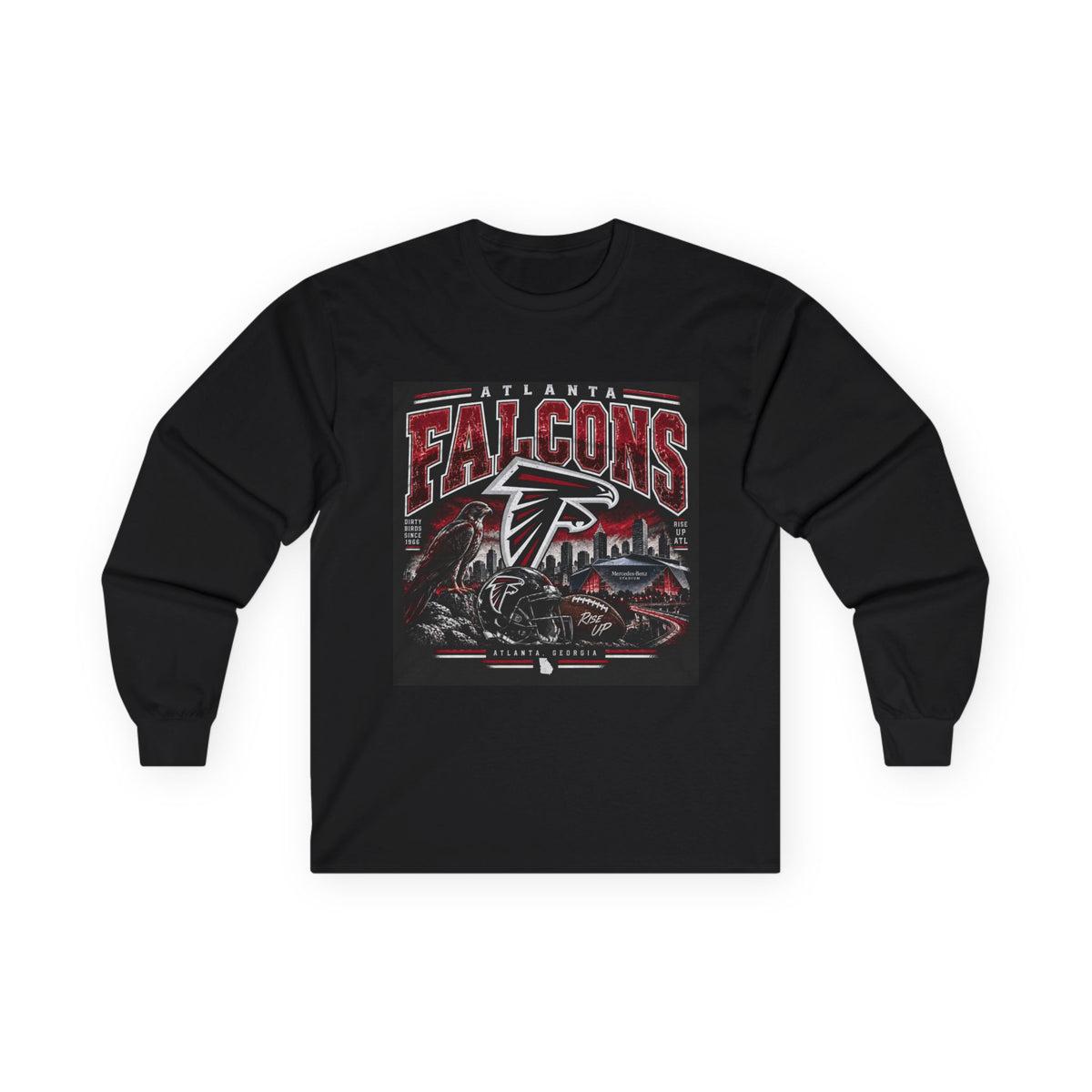 Atlanta Falcons Rise Up - Unisex Ultra Cotton Long Sleeve Tee