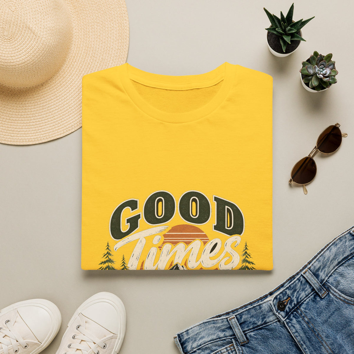 Good Times Questionable Decisions - Classic Tee