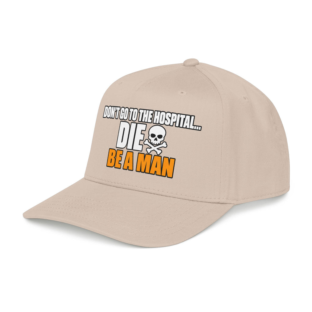 Dont Go to the Hospital - White Outlined - OTTO Baseball Hat