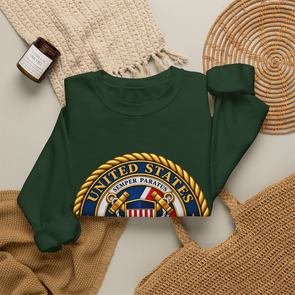 U.S. Coast Guard Emblem - Crewneck Sweatshirt