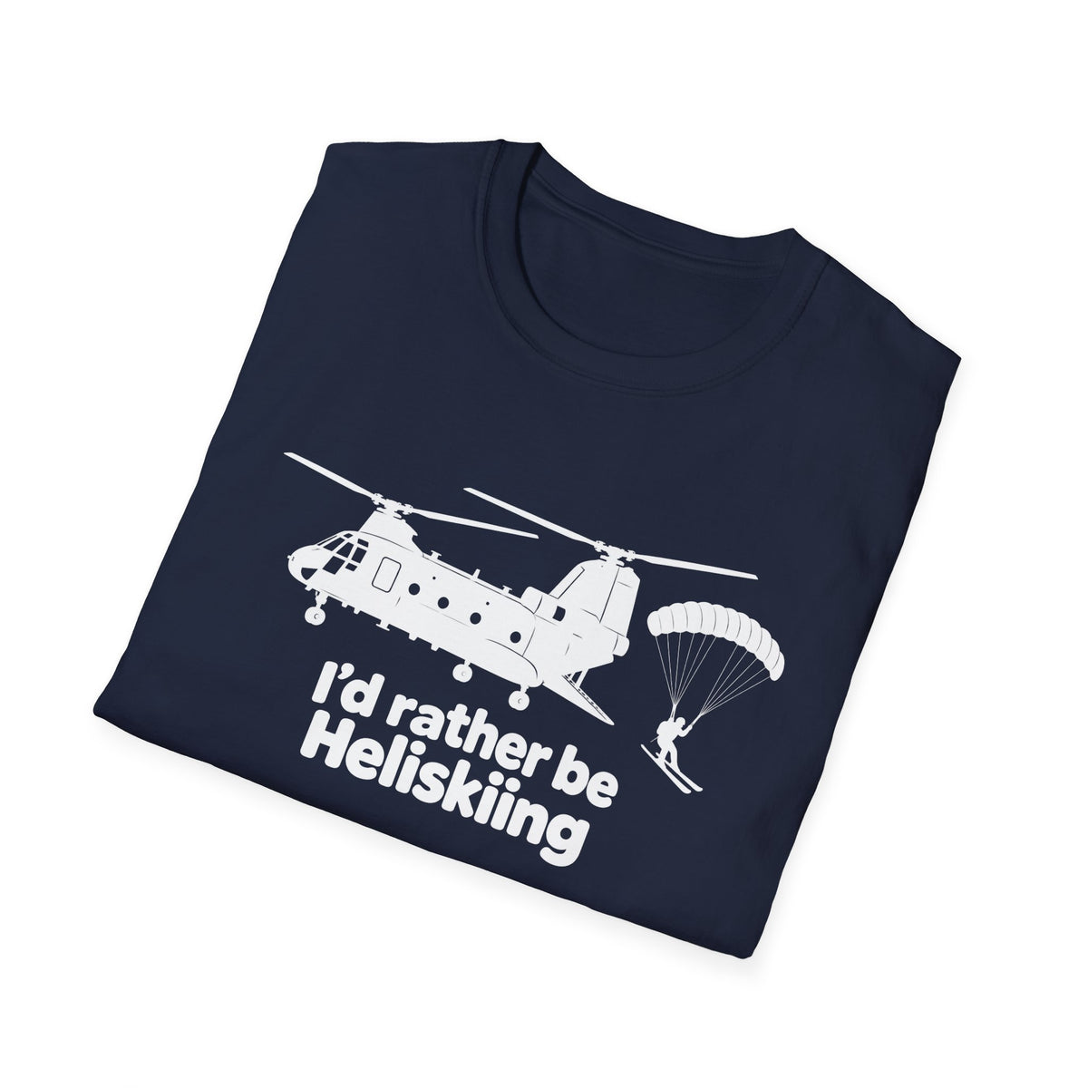 Id Rather Be Heliskiing - Classic Tee