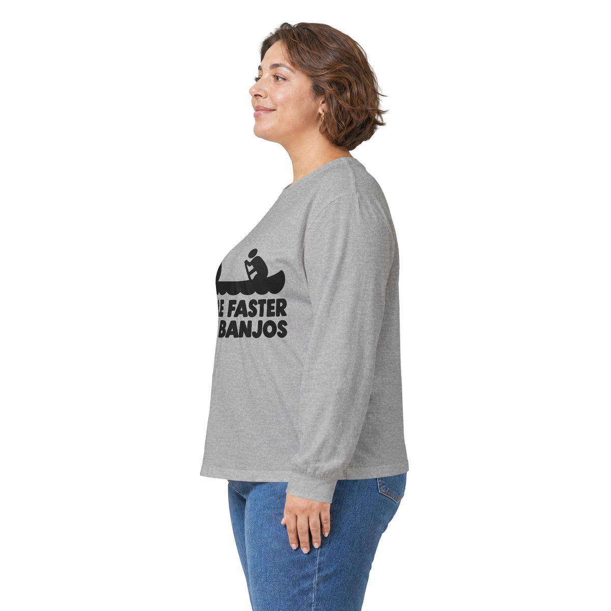 Paddle Faster Banjos - Unisex Ultra Cotton Long Sleeve Tee