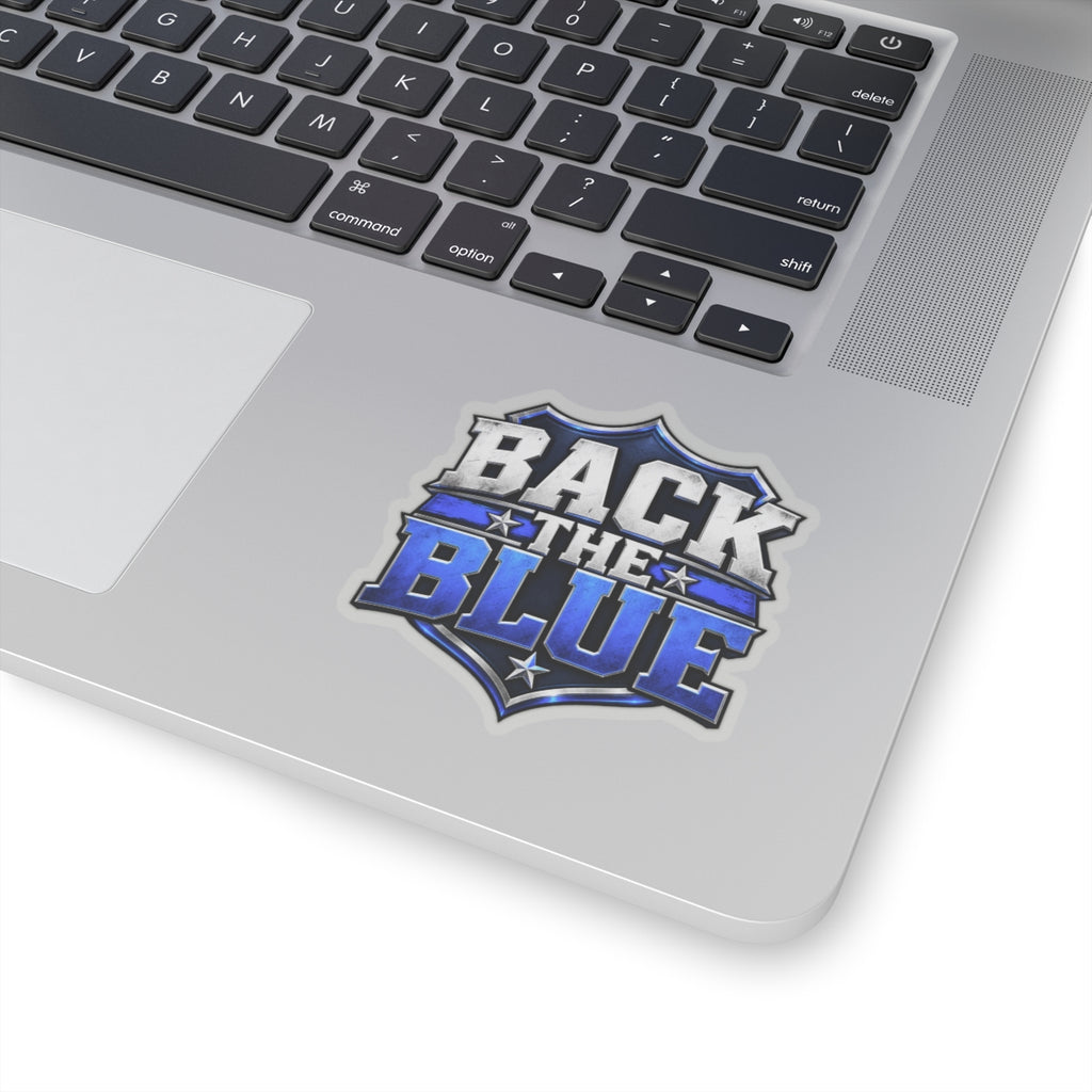 Back the Blue Shield - Kiss-Cut Sticker