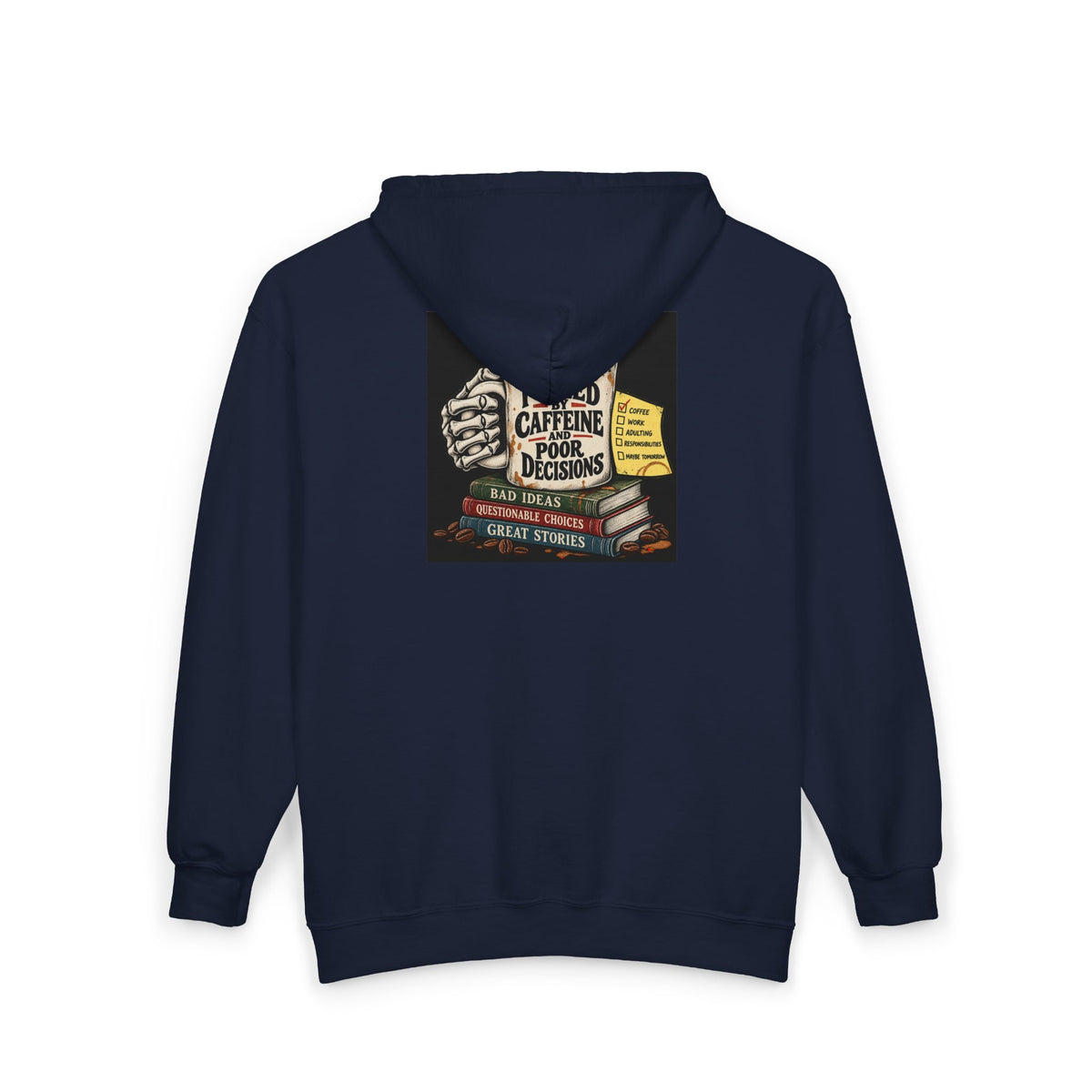 Fueled by Caffeine - Full-Zip Hooded Sweatshirt