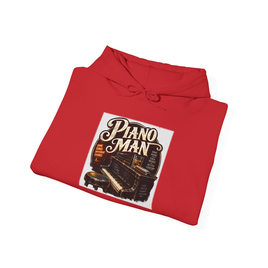 Piano Man Retro Bar - Hoodie