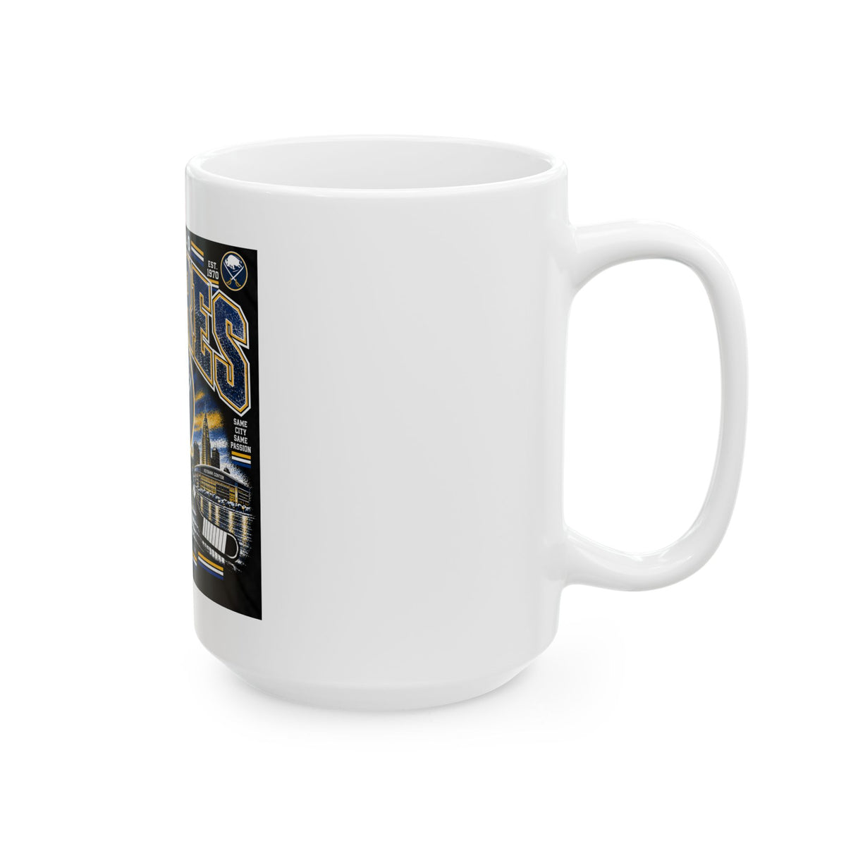 Buffalo Sabres Heritage Shield - Ceramic Mug 11oz and 15oz