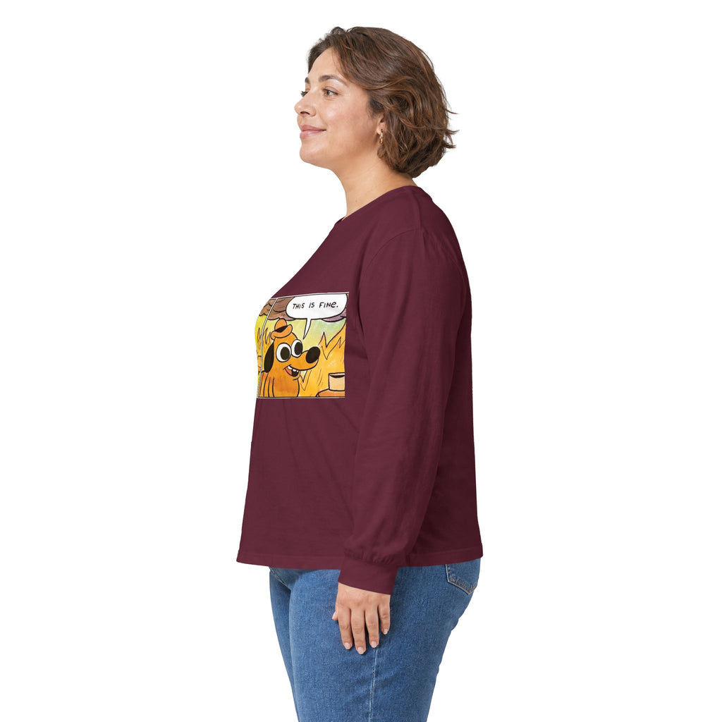 This Is Fine - Unisex Ultra Cotton Long Sleeve Tee