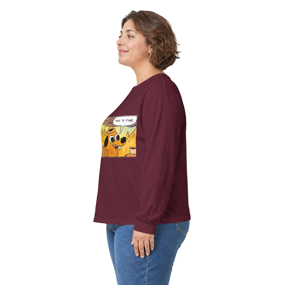 This Is Fine - Unisex Ultra Cotton Long Sleeve Tee