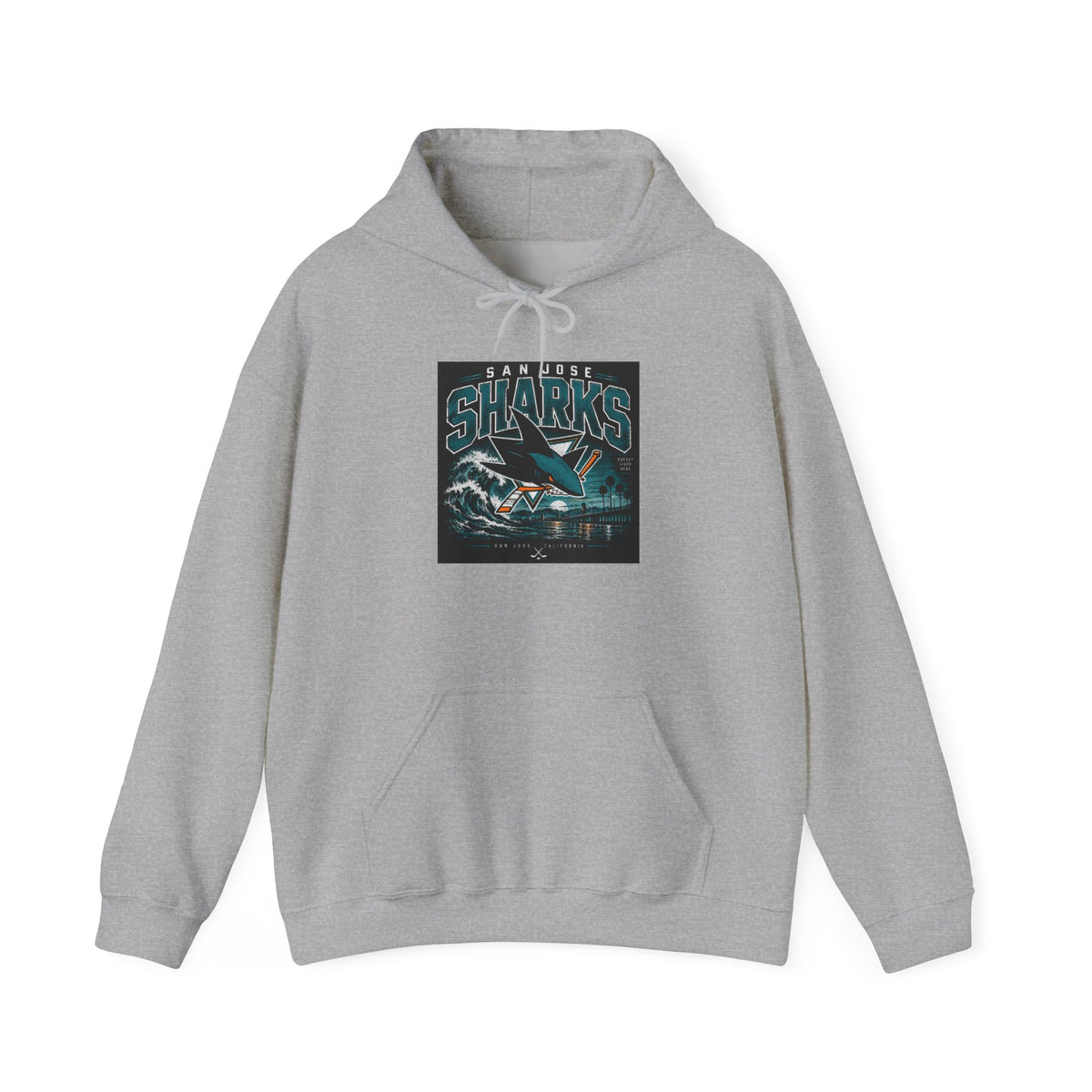 Sharks Wave Hockey Tee - Hoodie