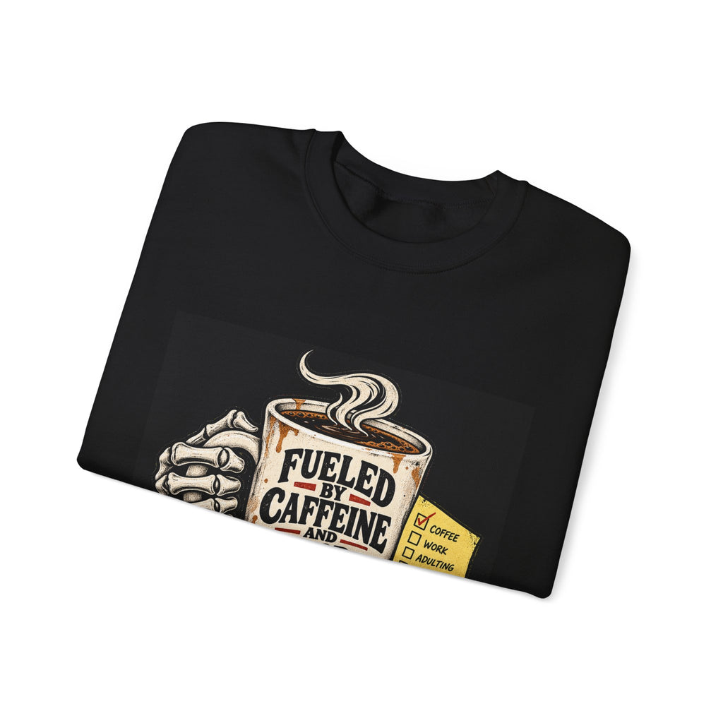 Fueled by Caffeine - Crewneck Sweatshirt