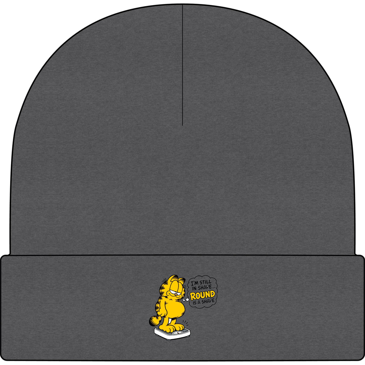 Round Shape Garfield - AS Colour 1107 Cuff Beanie