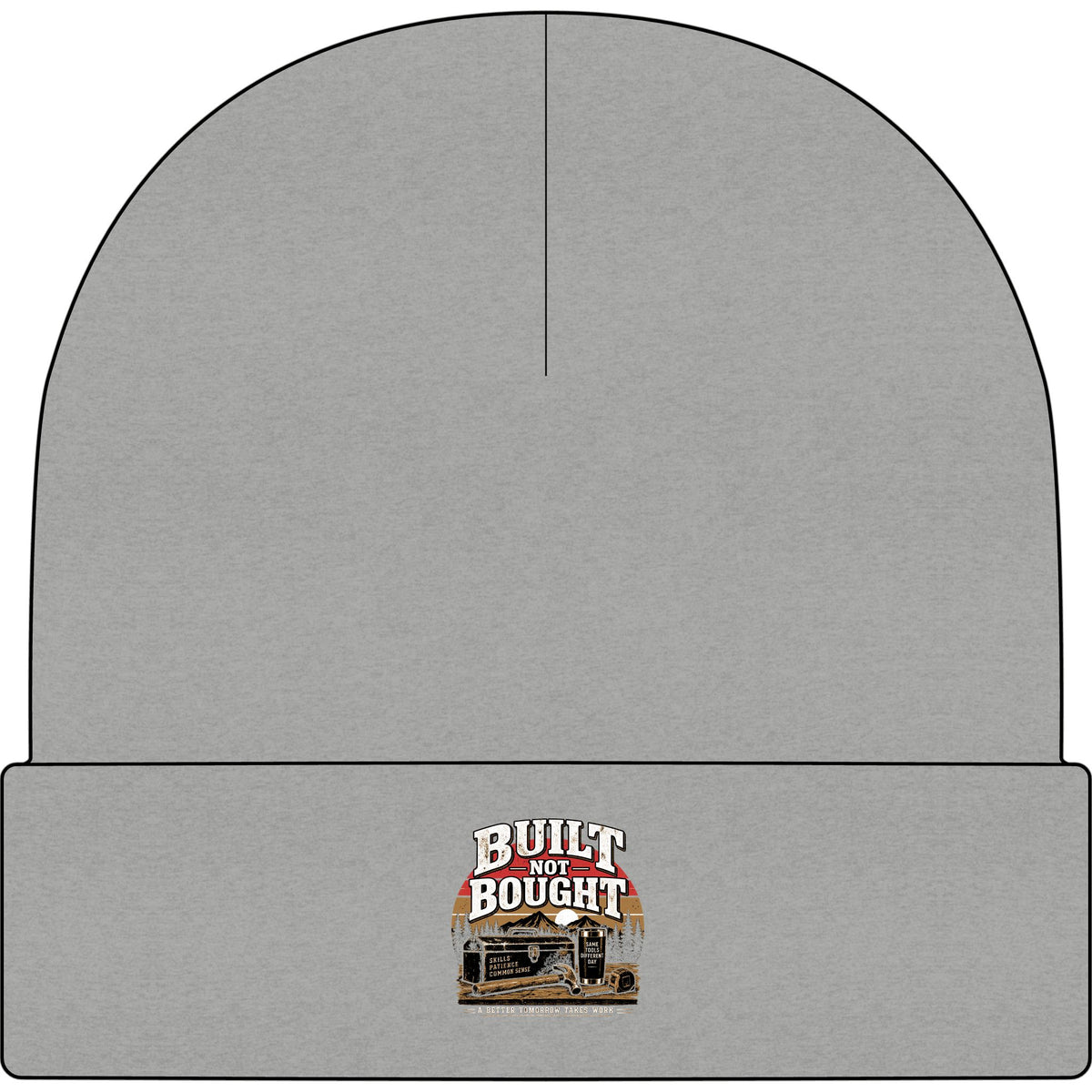 Built Not Bought - AS Colour 1107 Cuff Beanie