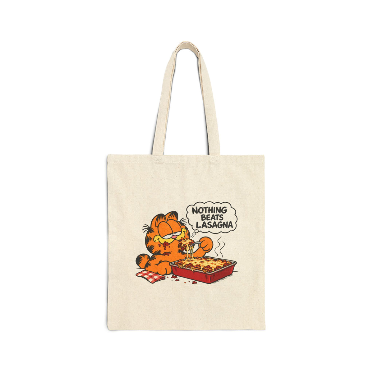 Nothing Beats Lasagna - Canvas Tote
