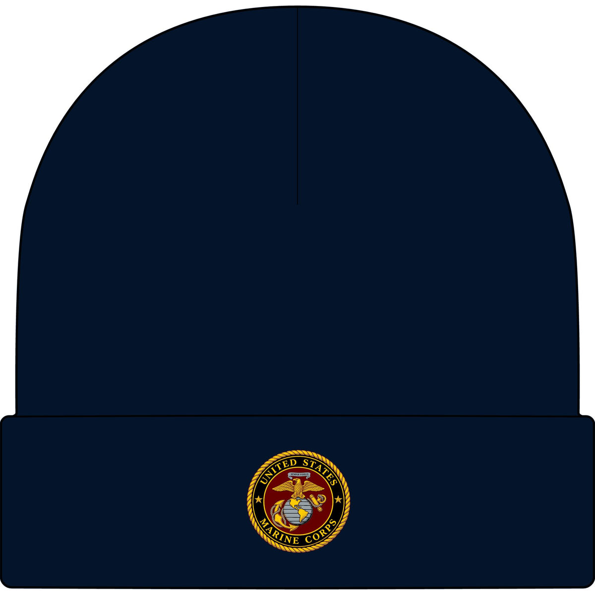 U.S. Marine Corps Emblem - AS Colour 1107 Cuff Beanie