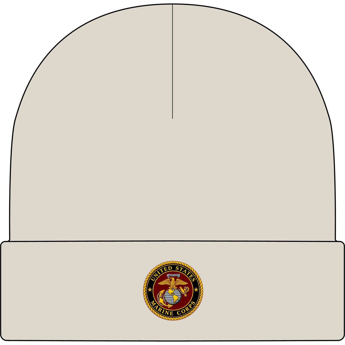 U.S. Marine Corps Emblem - AS Colour 1107 Cuff Beanie