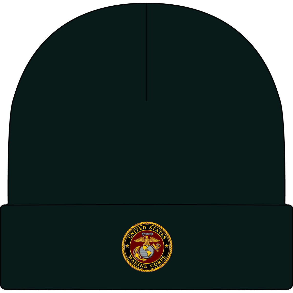 U.S. Marine Corps Emblem - AS Colour 1107 Cuff Beanie