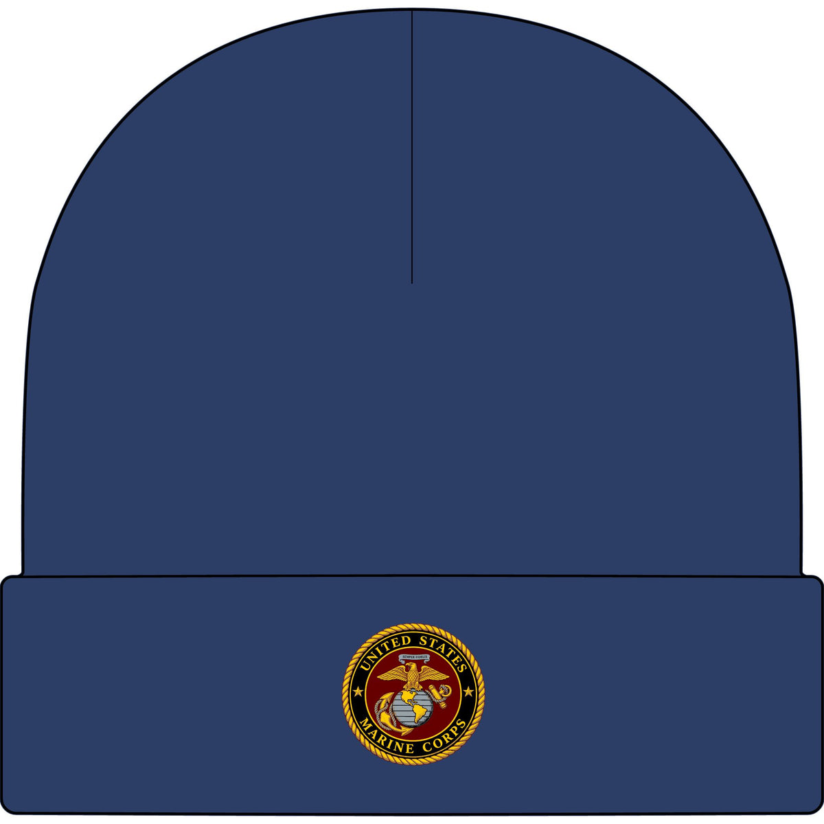 U.S. Marine Corps Emblem - AS Colour 1107 Cuff Beanie