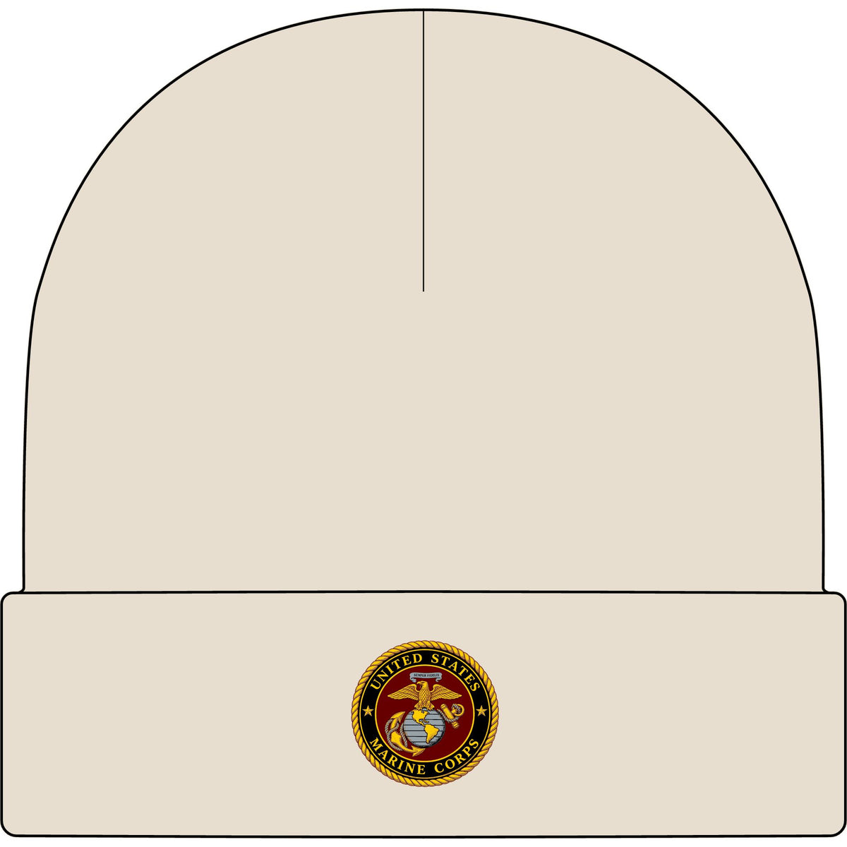 U.S. Marine Corps Emblem - AS Colour 1107 Cuff Beanie