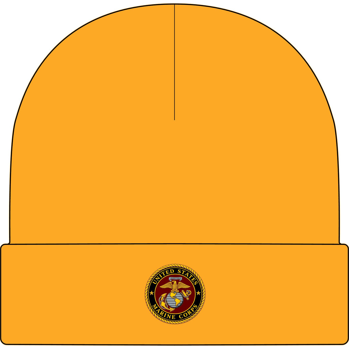 U.S. Marine Corps Emblem - AS Colour 1107 Cuff Beanie