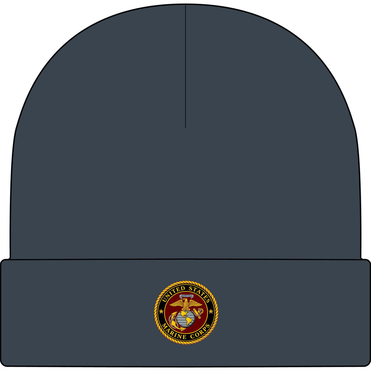 U.S. Marine Corps Emblem - AS Colour 1107 Cuff Beanie