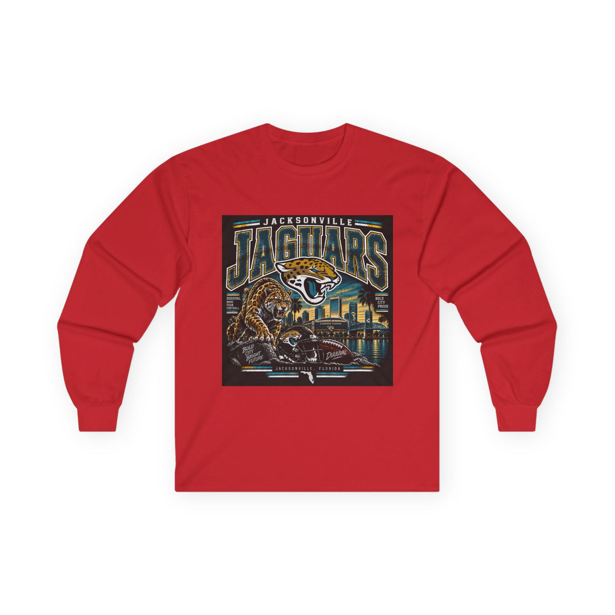 Jacksonville Jaguars Pride - Unisex Ultra Cotton Long Sleeve Tee