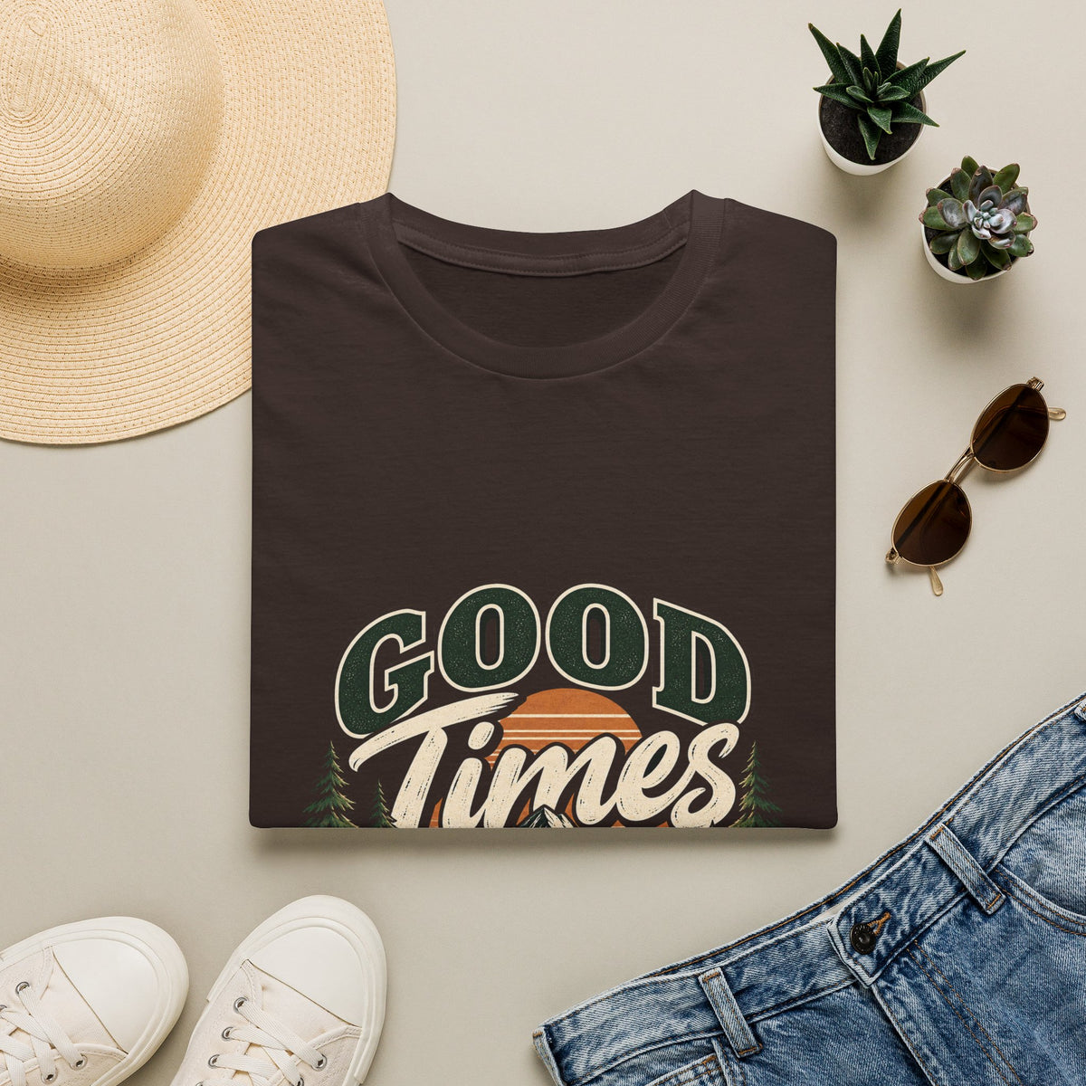 Good Times Questionable Decisions - Classic Tee