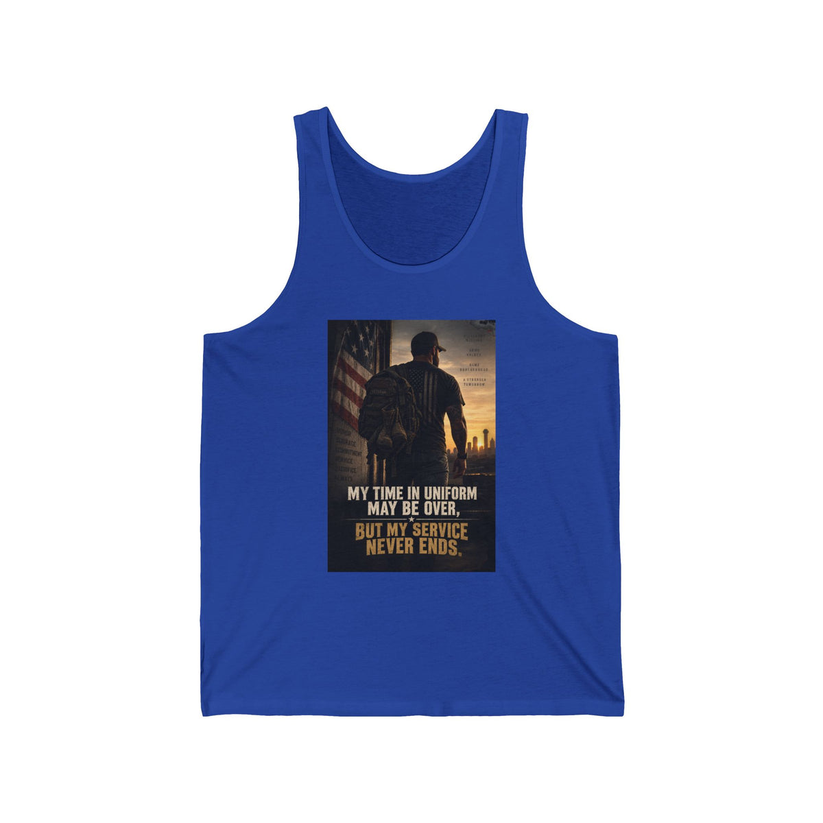 Service Never Ends - Athletic Tank