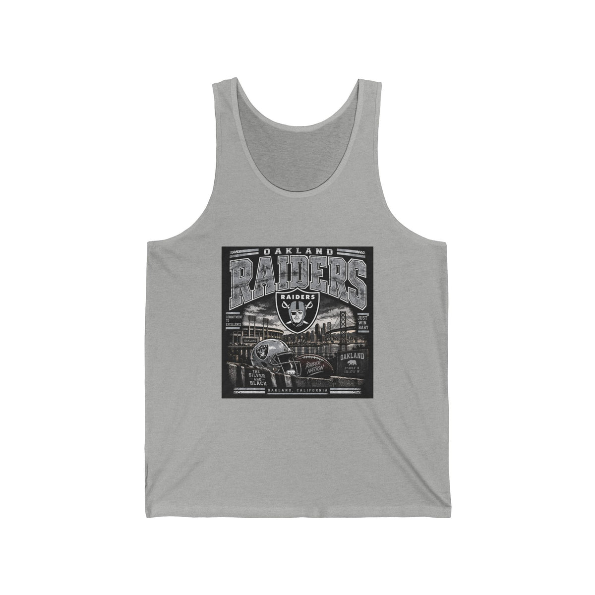 Oakland Raiders Black Heritage - Athletic Tank