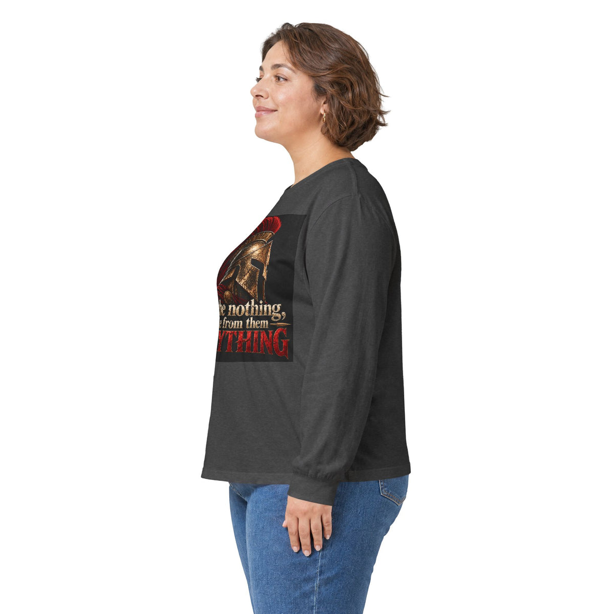 Spartan Helmet - Take Everything - Unisex Ultra Cotton Long Sleeve Tee