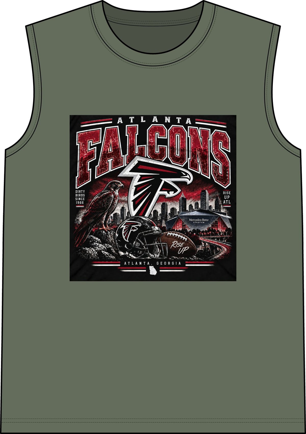 Atlanta Falcons Rise Up - Classic Tank