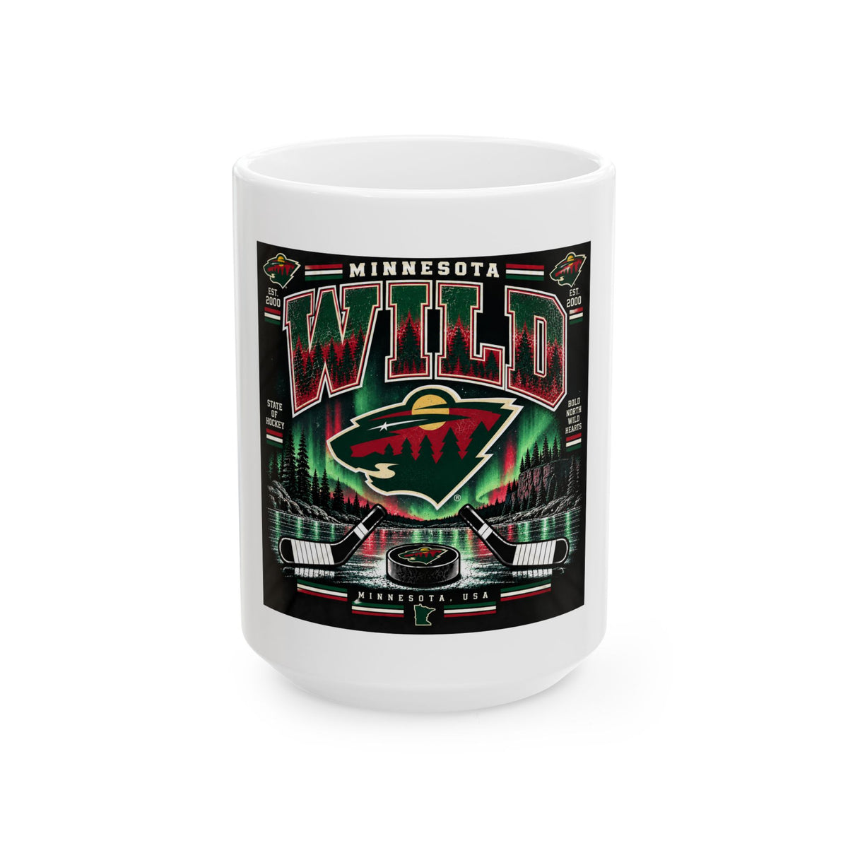 Minnesota Wild - Ceramic Mug 11oz and 15oz
