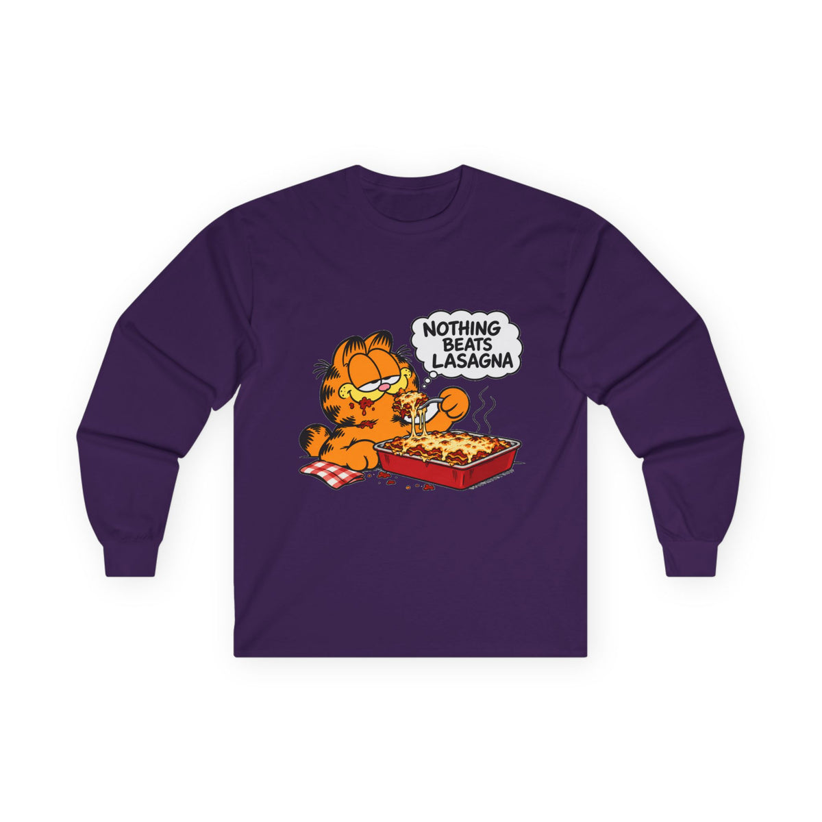Nothing Beats Lasagna - Unisex Ultra Cotton Long Sleeve Tee