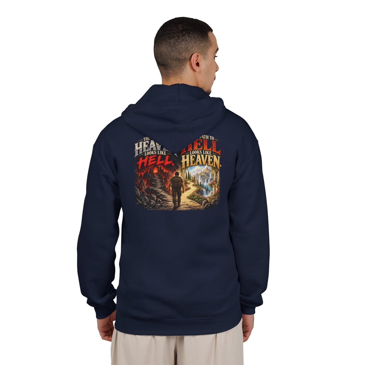 Path To Heaven Path To Hell - Full-Zip Hooded Sweatshirt