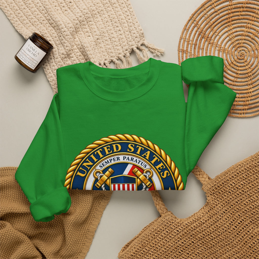 U.S. Coast Guard Emblem - Crewneck Sweatshirt