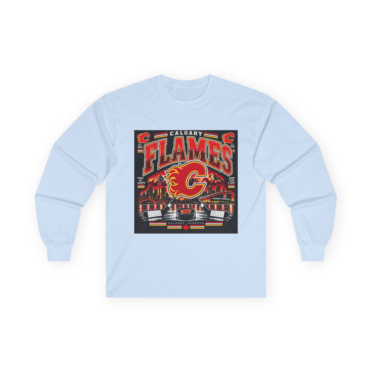 Calgary Flames Pride - Unisex Ultra Cotton Long Sleeve Tee
